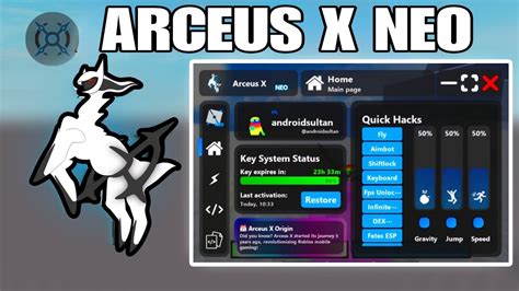 Arceus X Neo V1.2.8 [Official APK And iOS] .